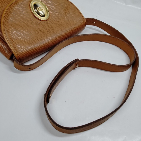 (R897) Christian Dior Shoulder Bag Brown Leather - Picture 3 of 6